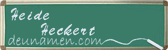 Heide Heckert Visitenkarte